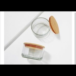 🆕 Material Kitchen Stacking Canisters - Set Of (2) With Lids